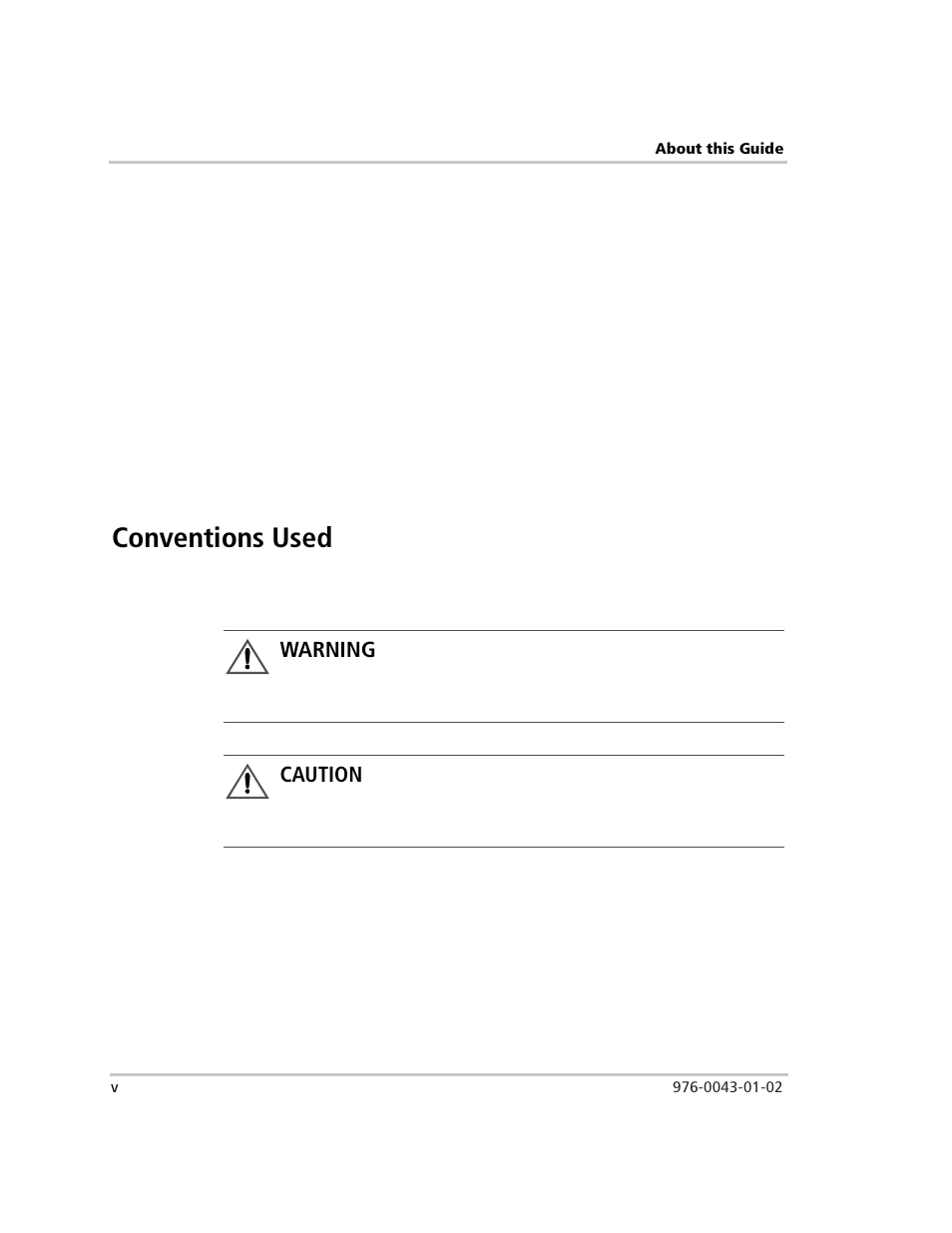 Conventions used, Caution, Warning | Xantrex Technology SW Plus 4024 User Manual | Page 7 / 344