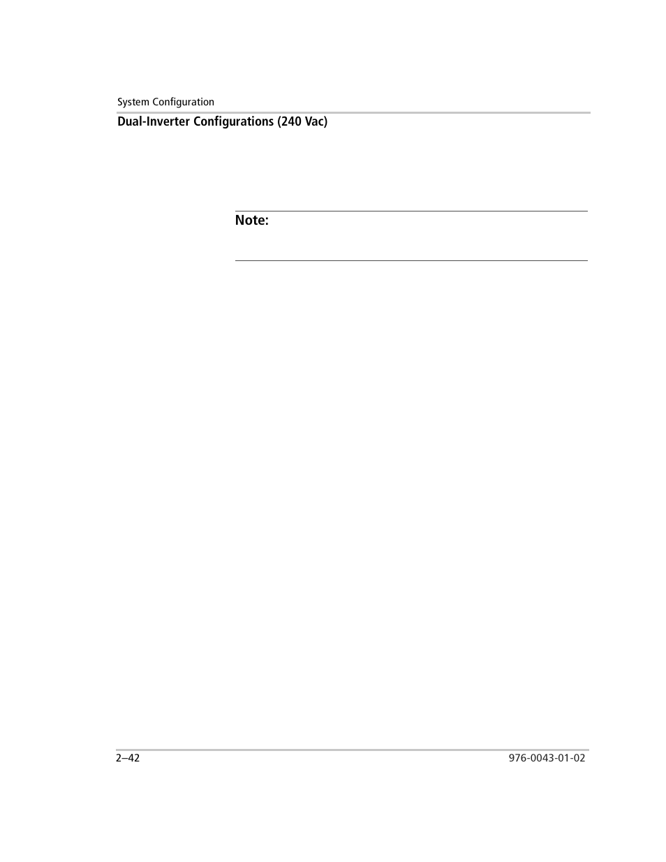 Dual-inverter configurations (240 vac), Dual-inverter configurations (240 vac) –42 | Xantrex Technology SW Plus 4024 User Manual | Page 76 / 344