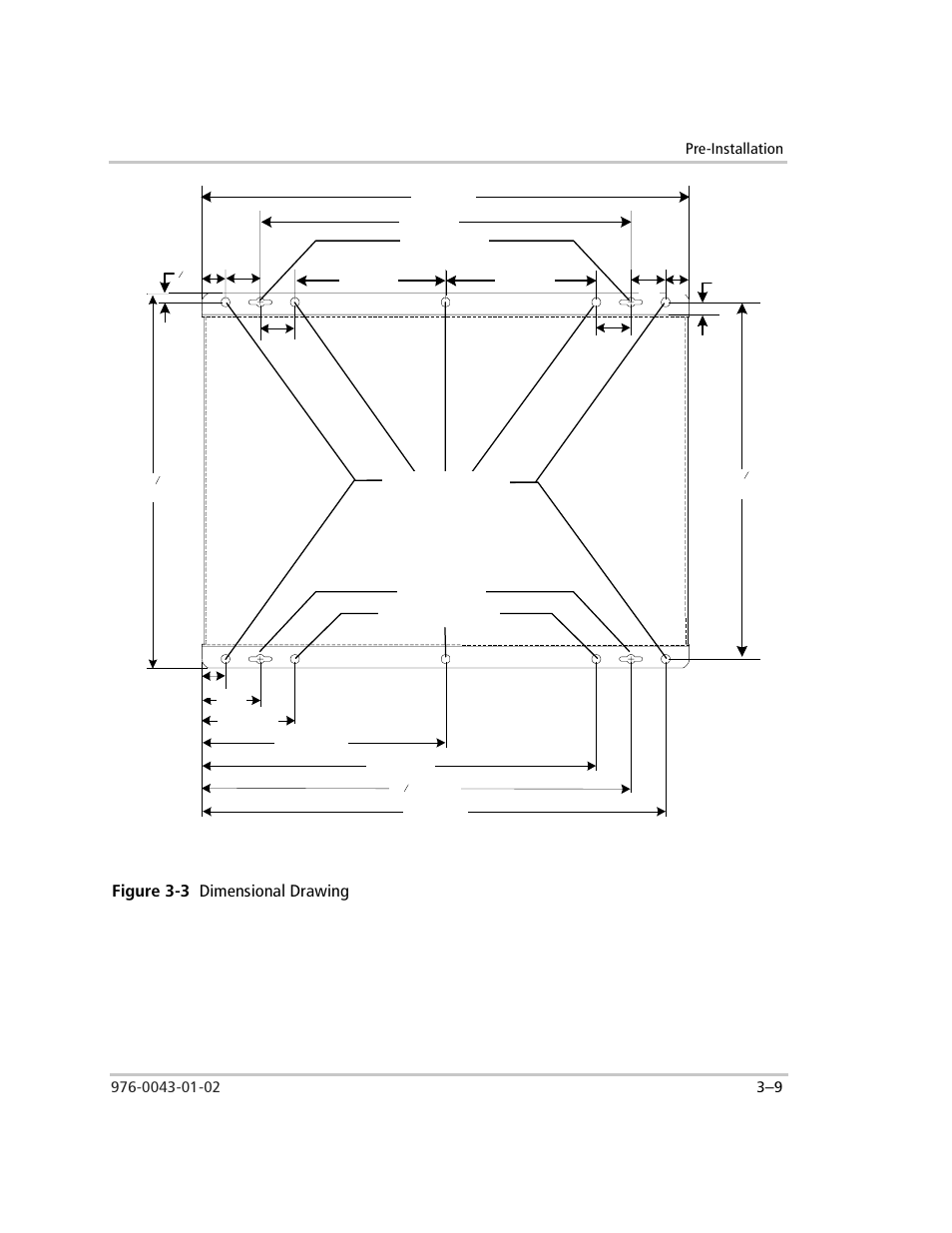 Figure 3-3 dimensional drawing, Figure 3-3, Dimensional drawing –9 | Not to scale, Figure 3-3 dimensional drawing, Keyhole slots, Mounting holes | Xantrex Technology SW Plus 4024 User Manual | Page 91 / 344