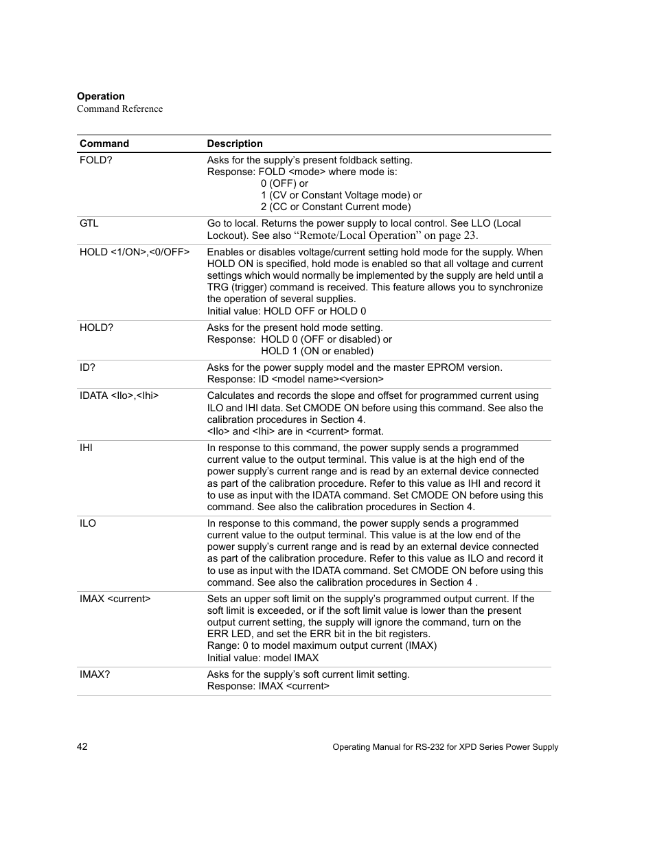 Xantrex Technology RS232-XPD User Manual | Page 44 / 60
