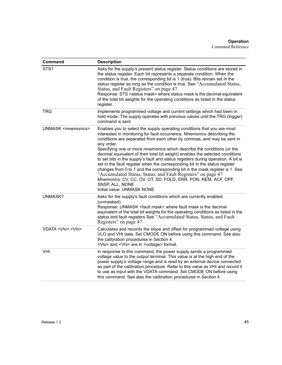 Xantrex Technology RS232-XPD User Manual | Page 47 / 60
