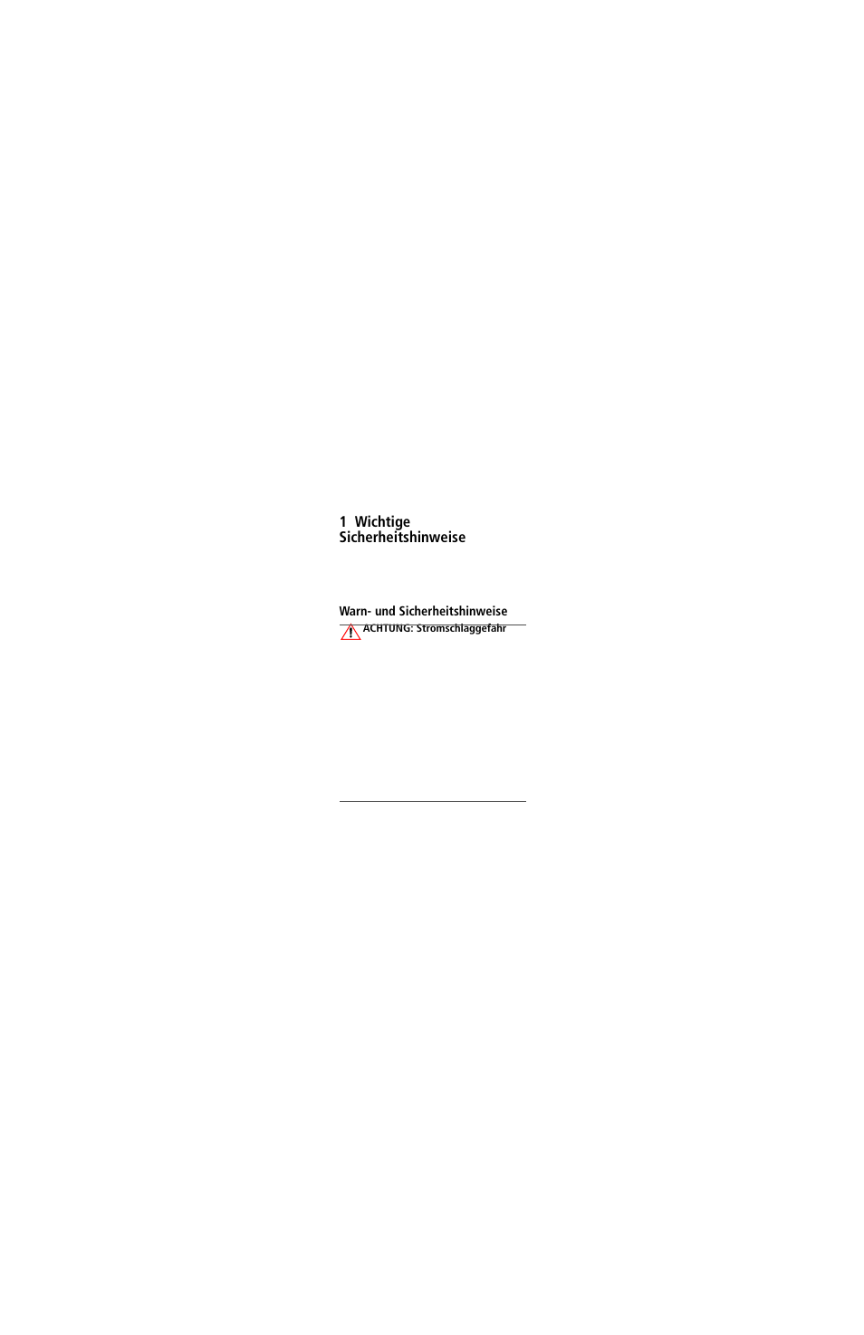 Wichtige sicherheitshinweise, Warn- und sicherheitshinweise, 1 wichtige sicherheitshinweise | Xantrex Technology 230 VAC/50 User Manual | Page 60 / 73