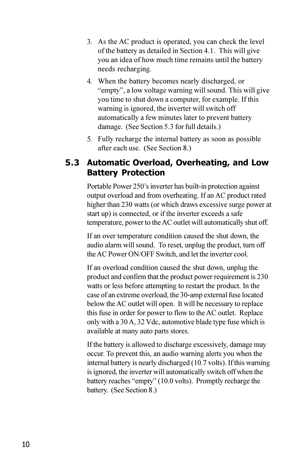 Xantrex Technology JAZZ 250 User Manual | Page 14 / 36