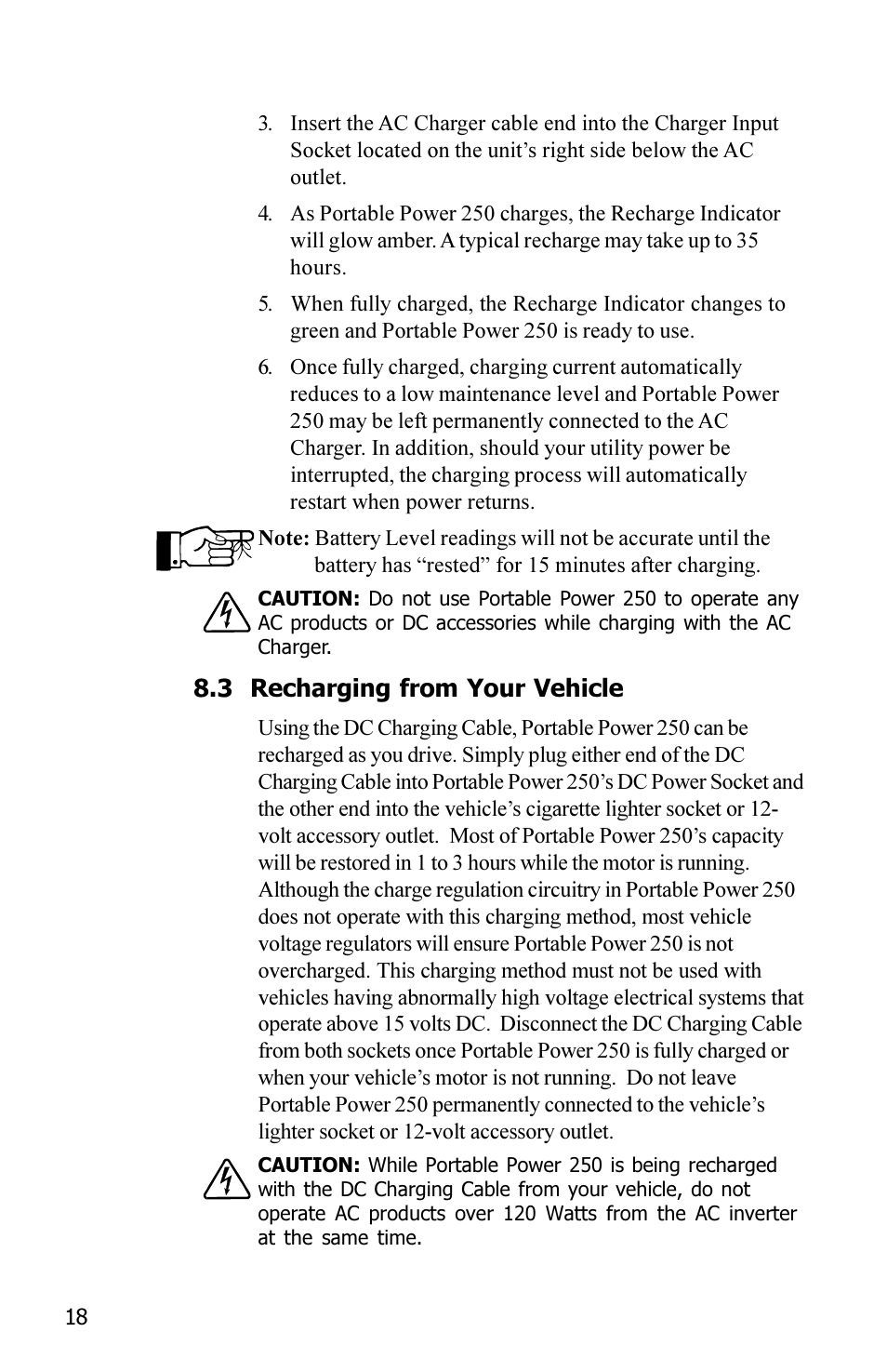 Xantrex Technology JAZZ 250 User Manual | Page 22 / 36