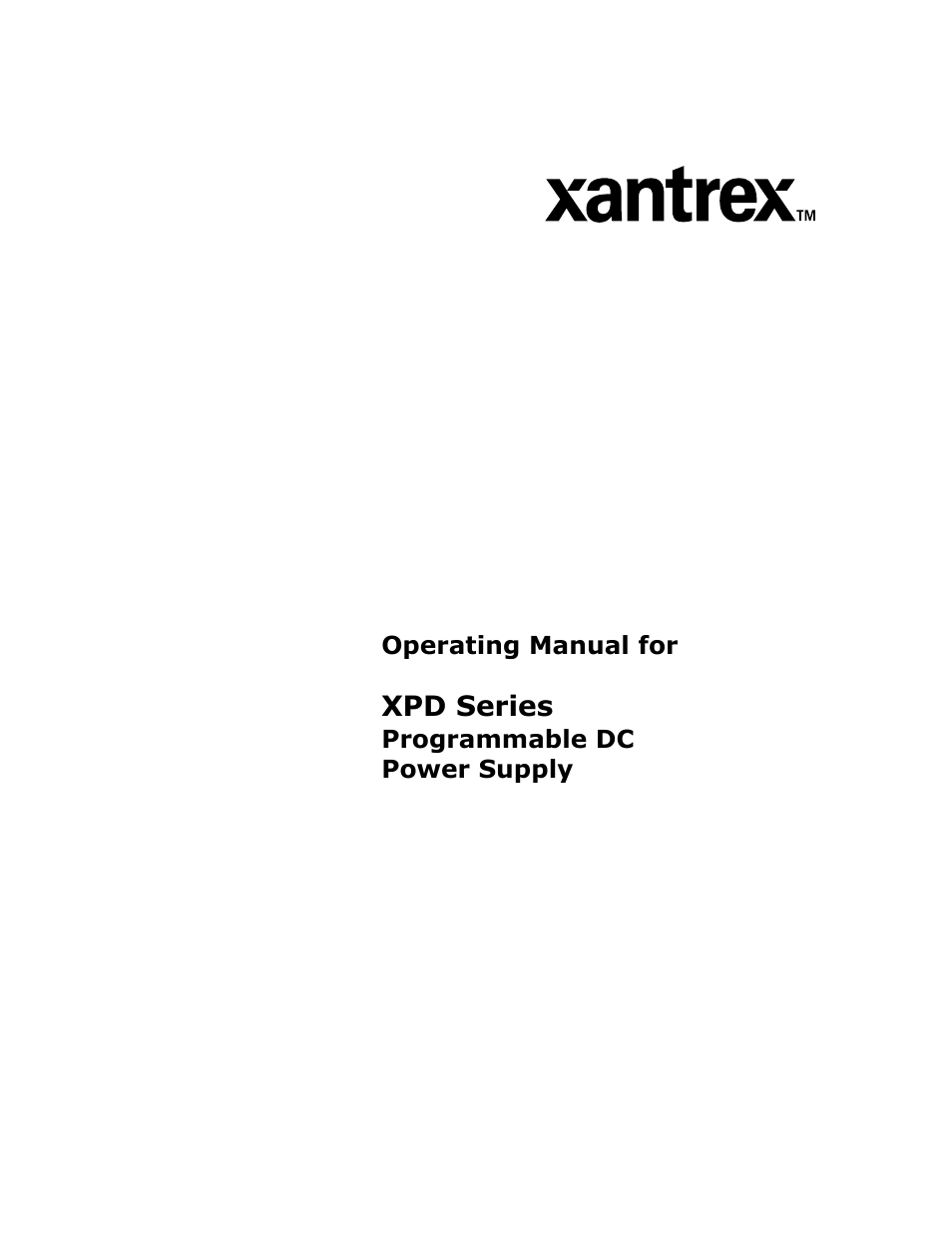 Xantrex Technology XPD 60-9 User Manual | Page 3 / 56