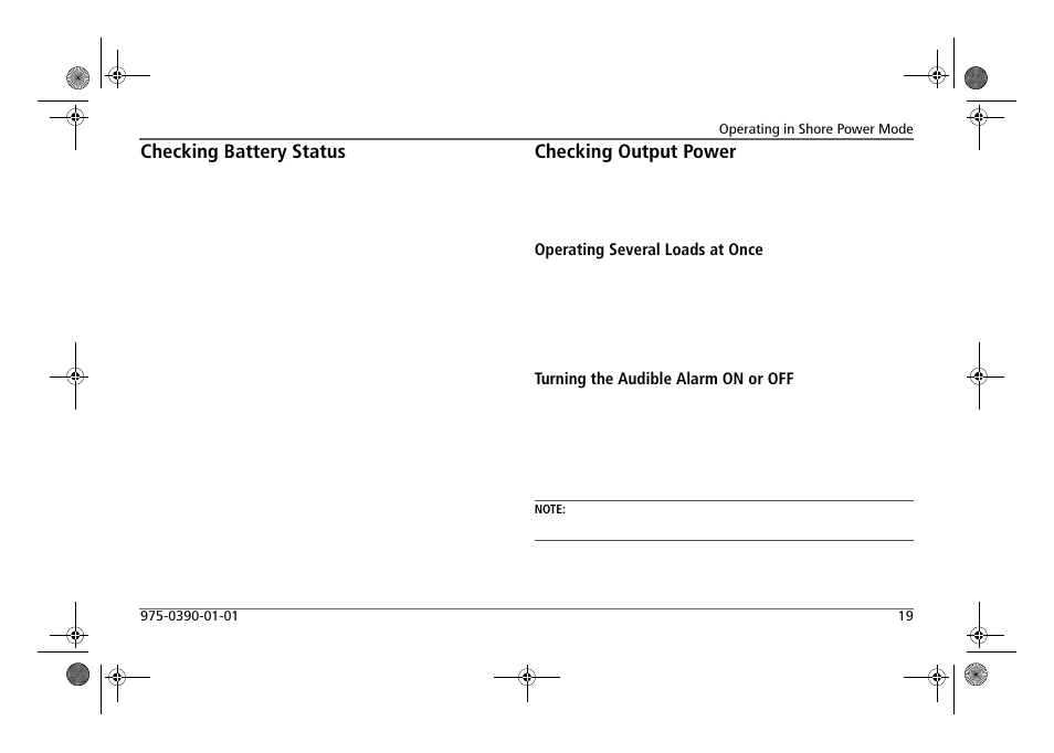Checking battery status, Checking output power | Xantrex Technology FREEDOM HF 1800 User Manual | Page 33 / 64