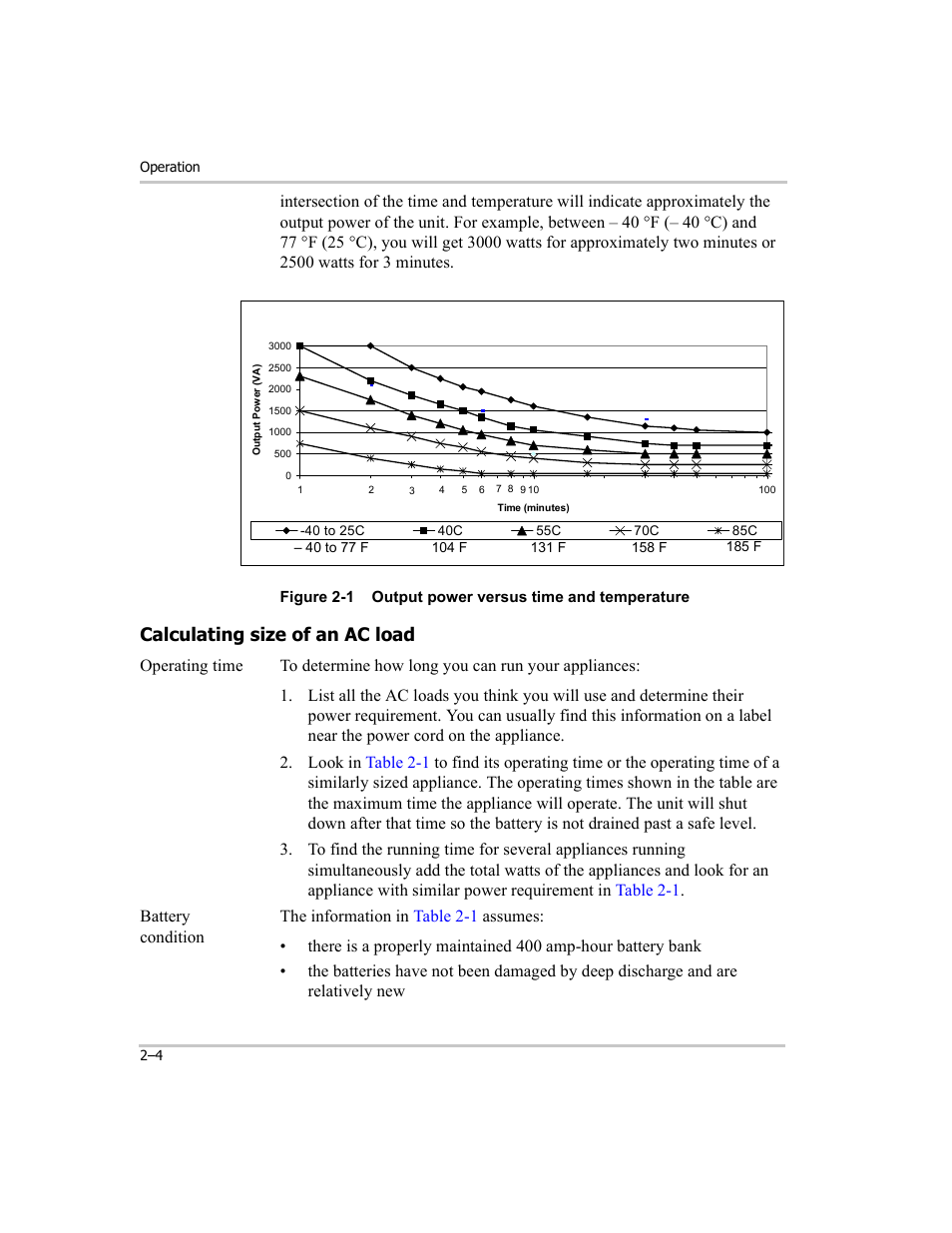 Calculating size of an ac load, Calculating size of an ac load –4 | Xantrex Technology RM1012 User Manual | Page 16 / 48