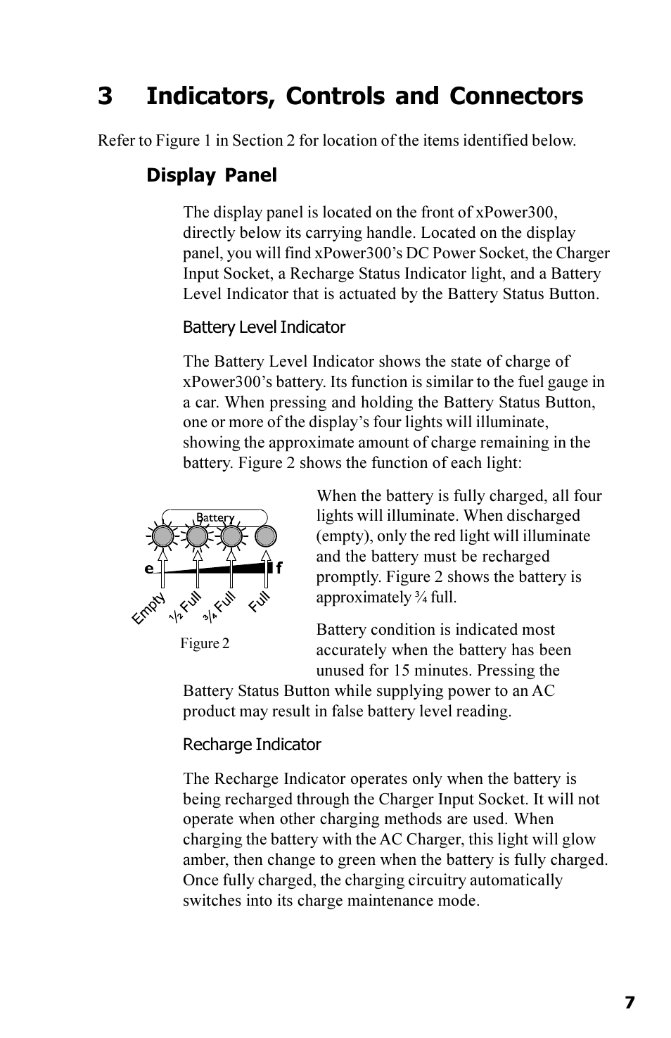 3indicators, controls and connectors | Xantrex Technology 300 User Manual | Page 11 / 32