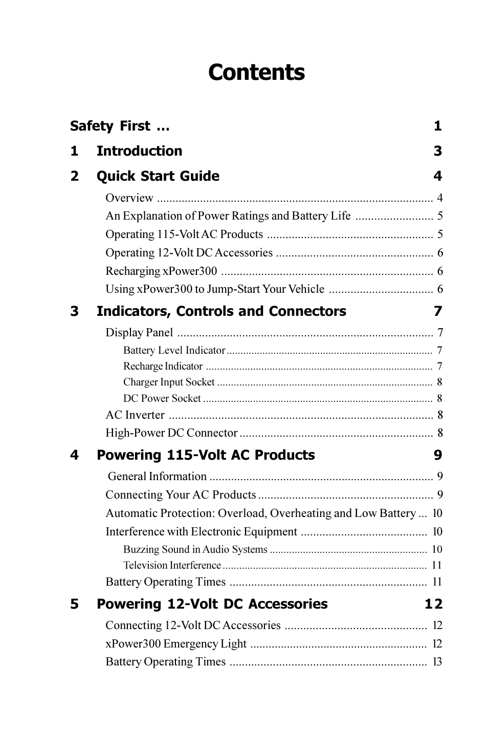 Xantrex Technology 300 User Manual | Page 3 / 32