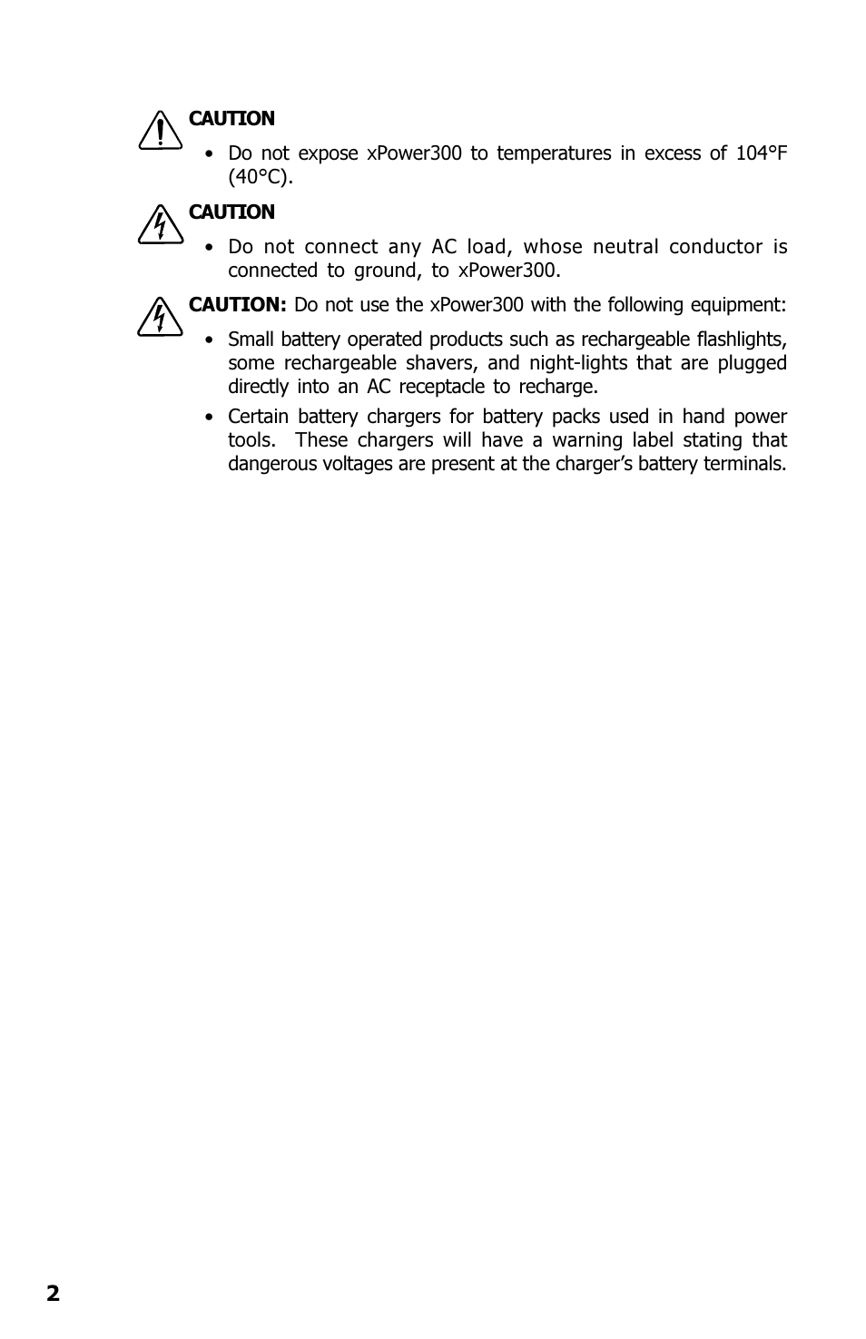 Xantrex Technology 300 User Manual | Page 6 / 32