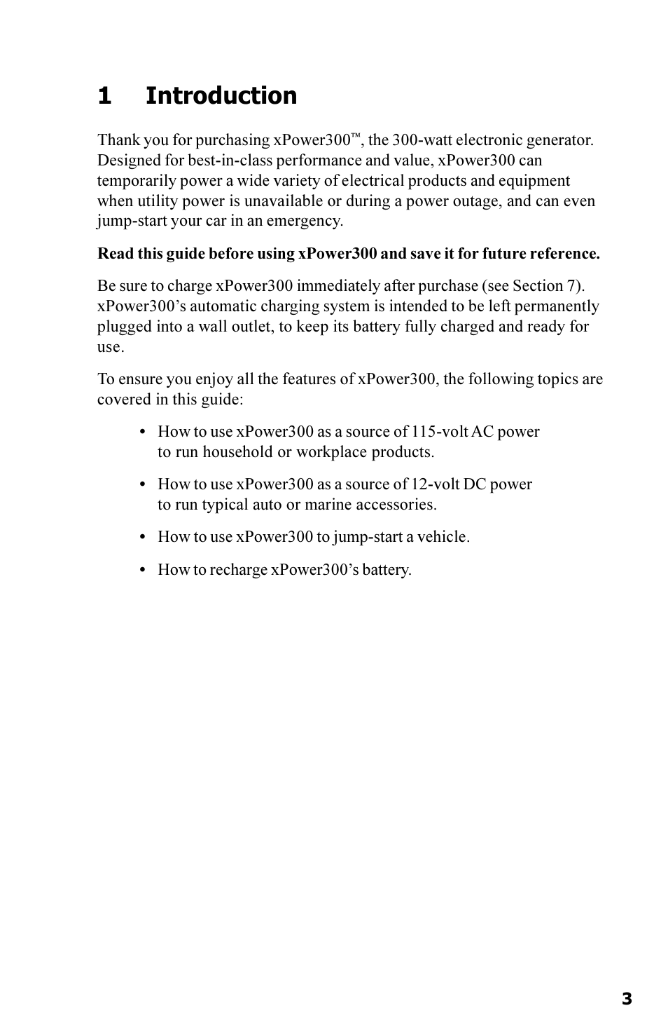 1introduction | Xantrex Technology 300 User Manual | Page 7 / 32