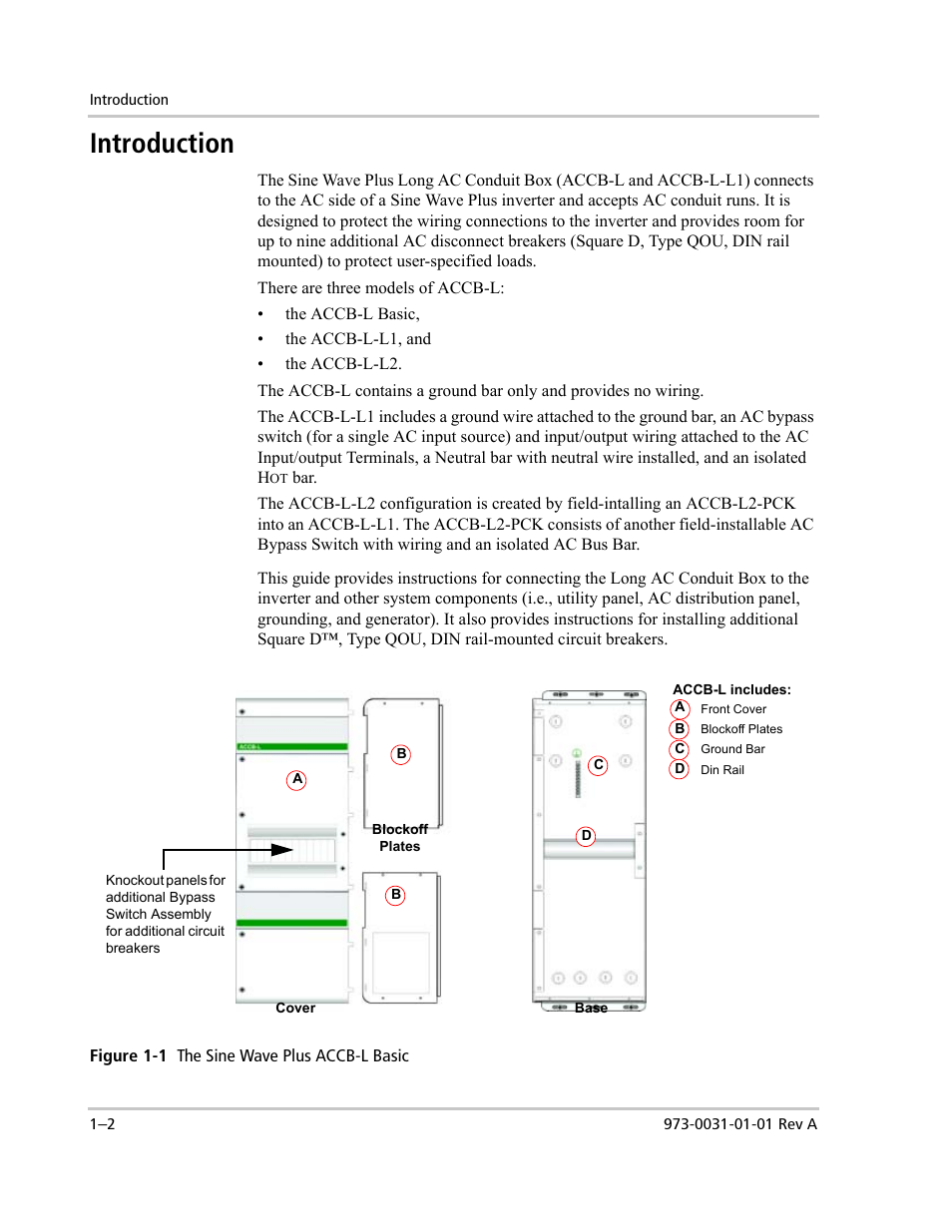 Introduction | Xantrex Technology ACCB-L User Manual | Page 16 / 64