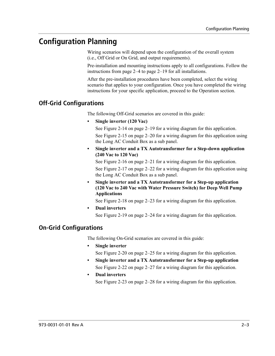 Configuration planning | Xantrex Technology ACCB-L User Manual | Page 25 / 64