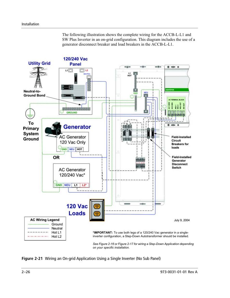 Xantrex Technology ACCB-L User Manual | Page 48 / 64