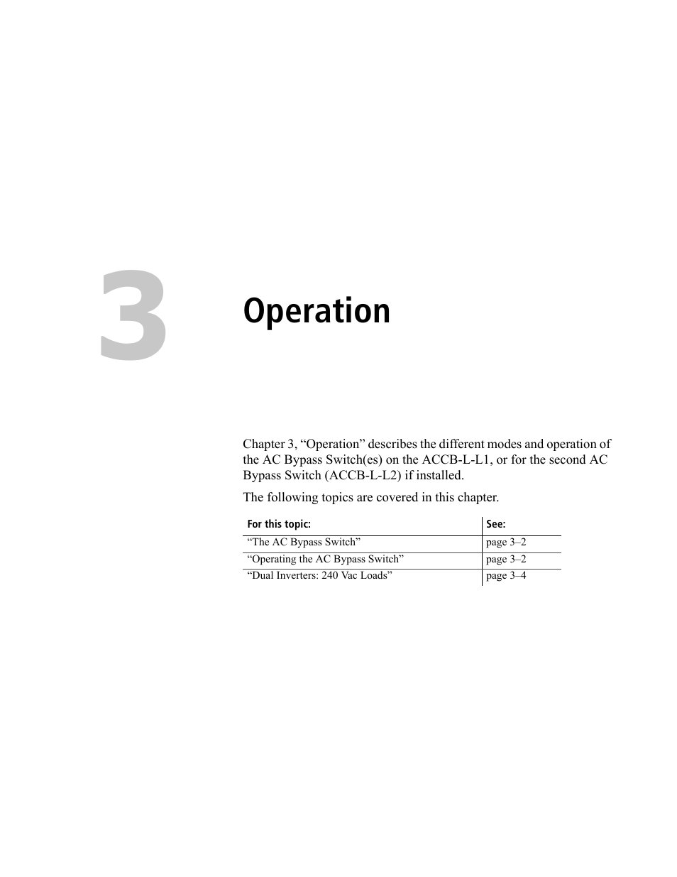Operation | Xantrex Technology ACCB-L User Manual | Page 53 / 64