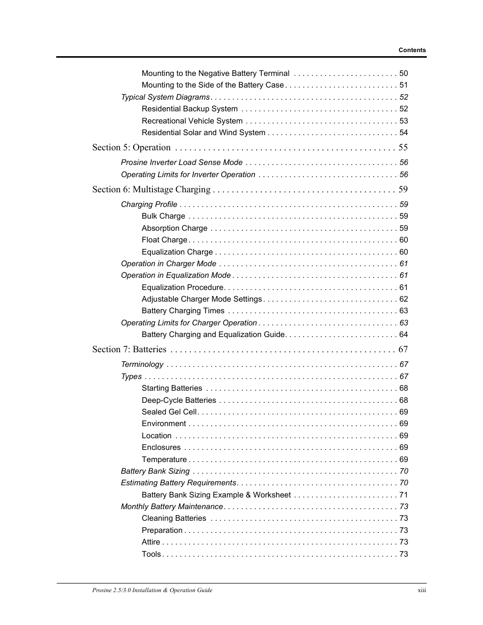 Xantrex Technology PROSINE PS3.0 User Manual | Page 16 / 117