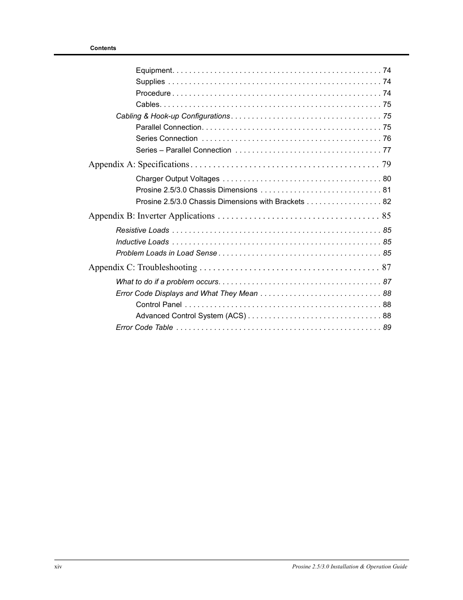 Xantrex Technology PROSINE PS3.0 User Manual | Page 17 / 117