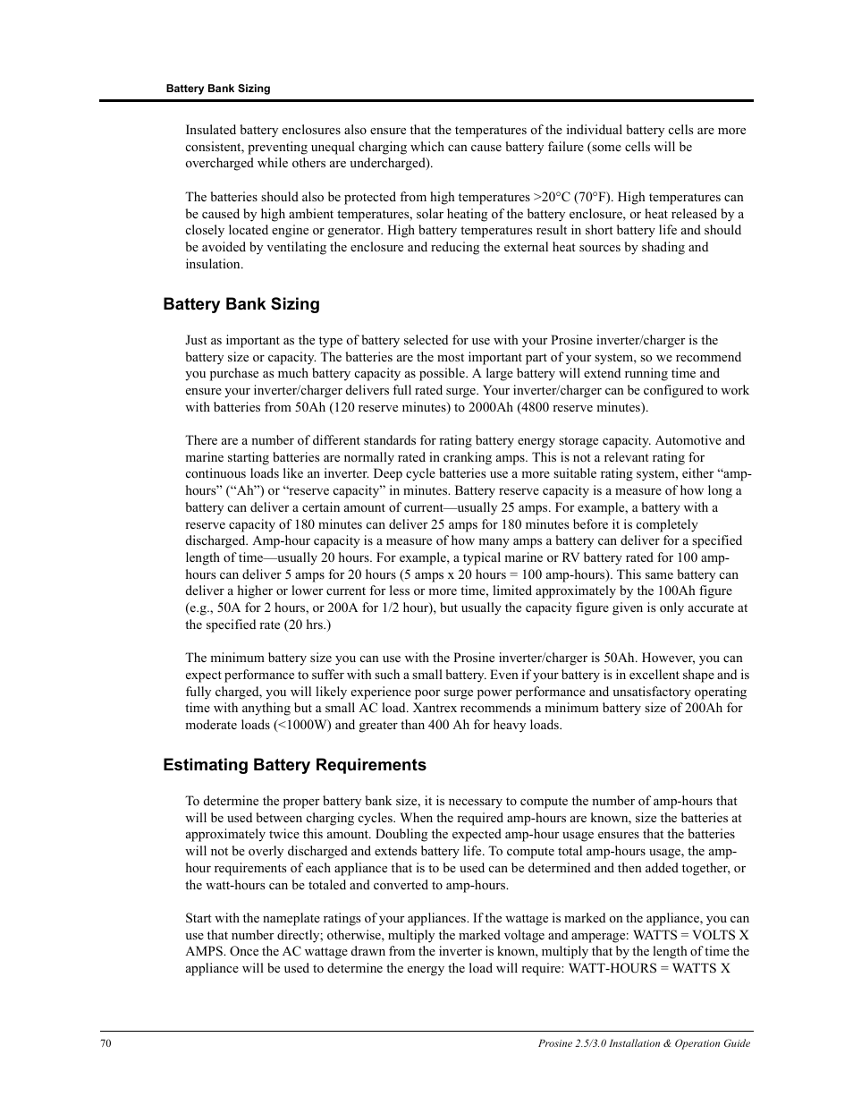 Xantrex Technology PROSINE PS3.0 User Manual | Page 87 / 117