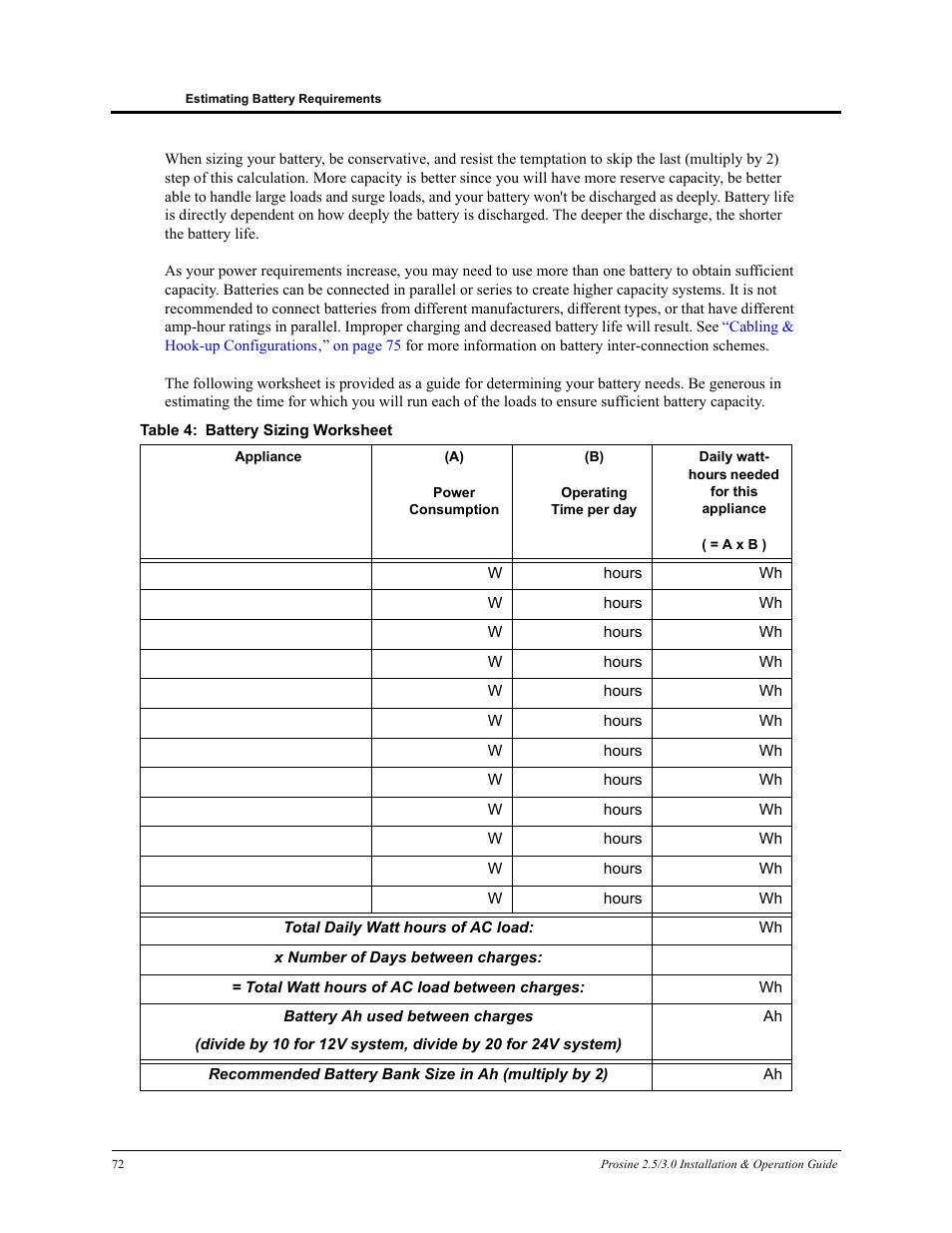 Xantrex Technology PROSINE PS3.0 User Manual | Page 89 / 117