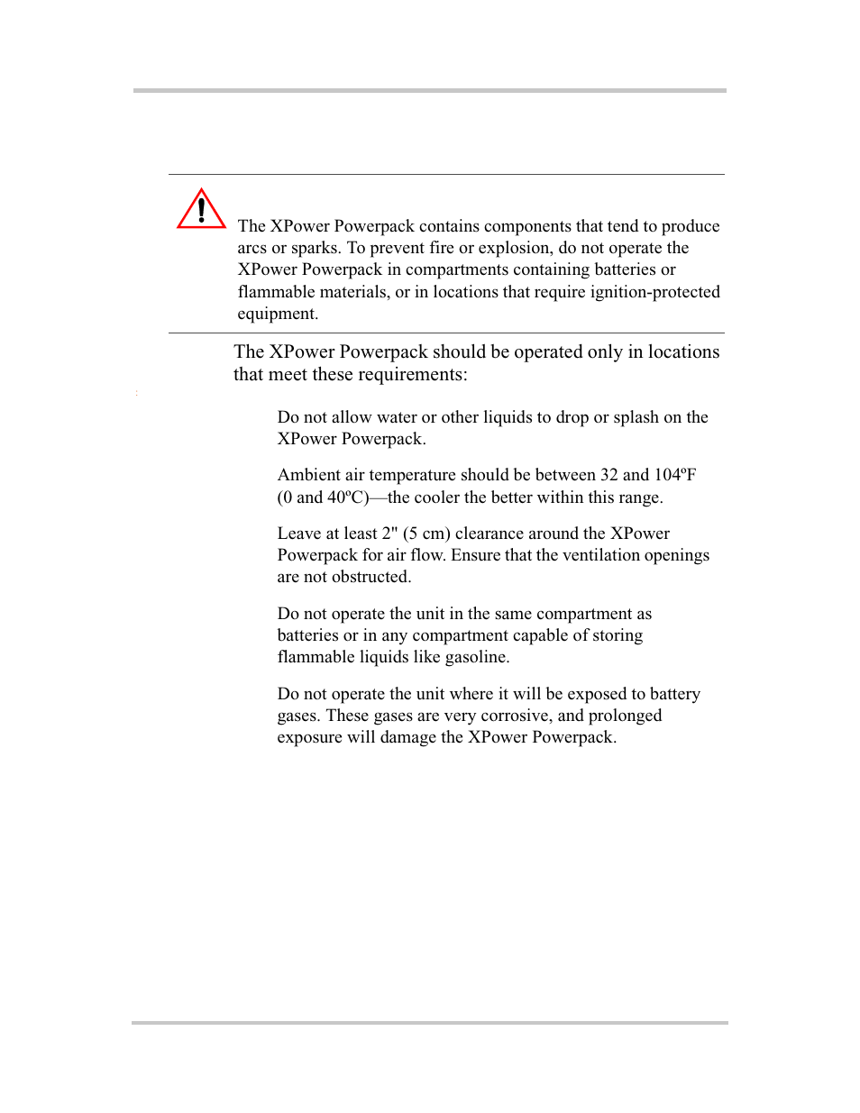 Choosing a location, Warning: fire or explosion | Xantrex Technology 400R User Manual | Page 28 / 74