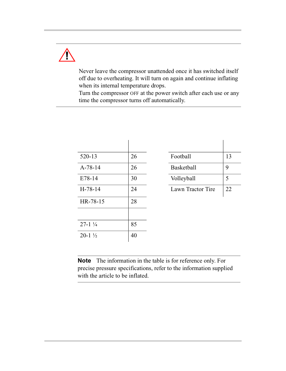 Inflating tires | Xantrex Technology 400R User Manual | Page 39 / 74