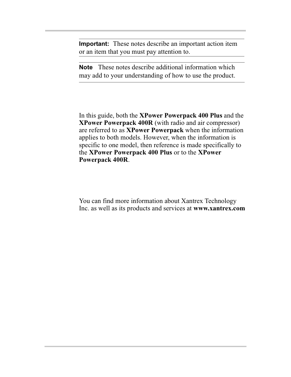References to xpower powerpack, Related information | Xantrex Technology 400R User Manual | Page 4 / 74