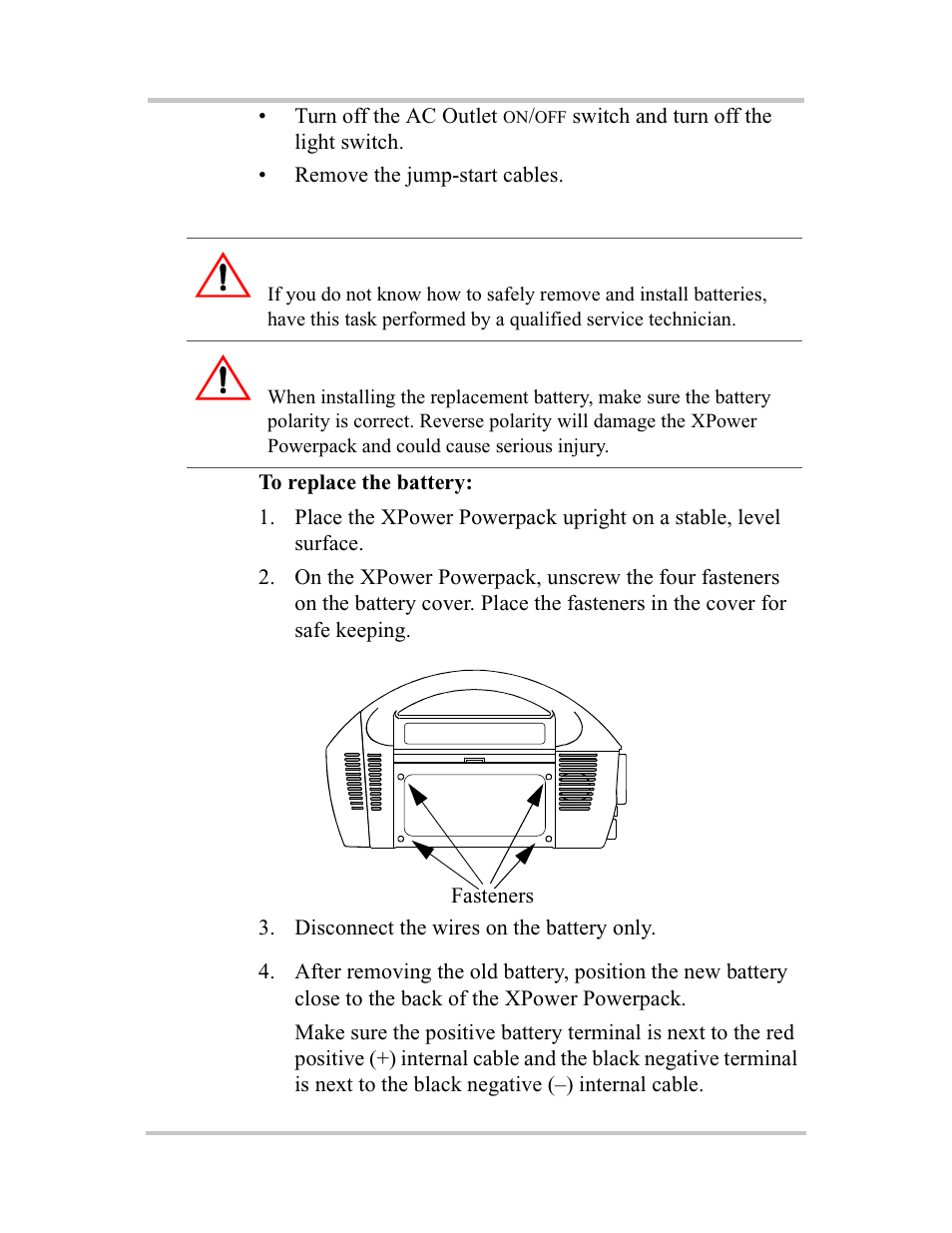 Warning, Warning: fire hazard | Xantrex Technology 400R User Manual | Page 52 / 74