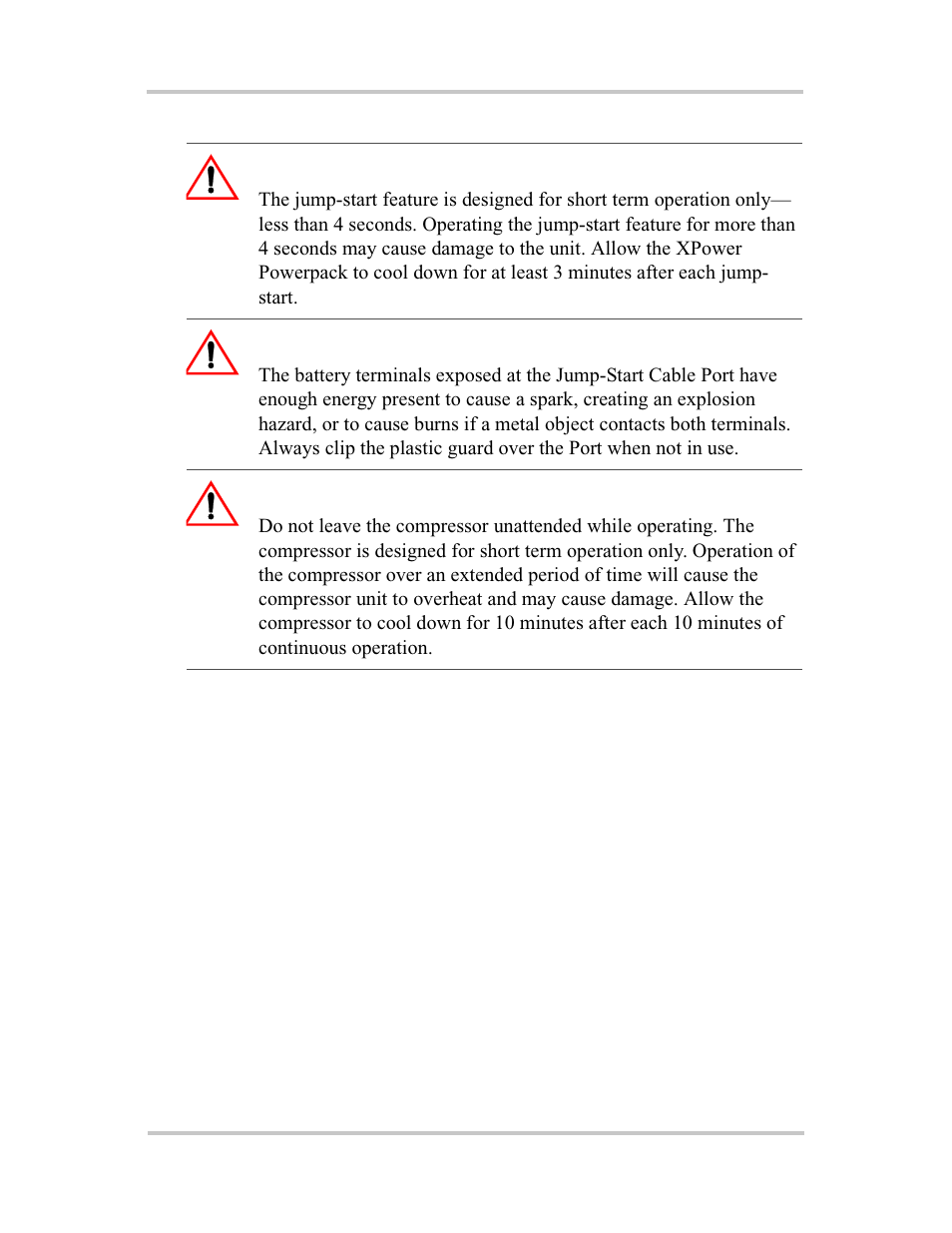 Warning: fire hazard, Warning: risk of explosion, fire or burns | Xantrex Technology 400R User Manual | Page 7 / 74