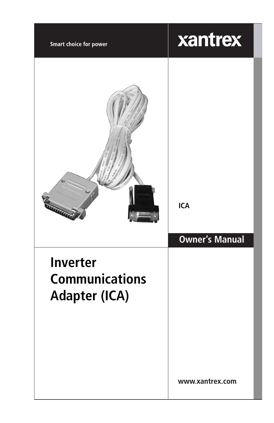 Xantrex Technology Inverter Communications Adapter User Manual | 70 pages