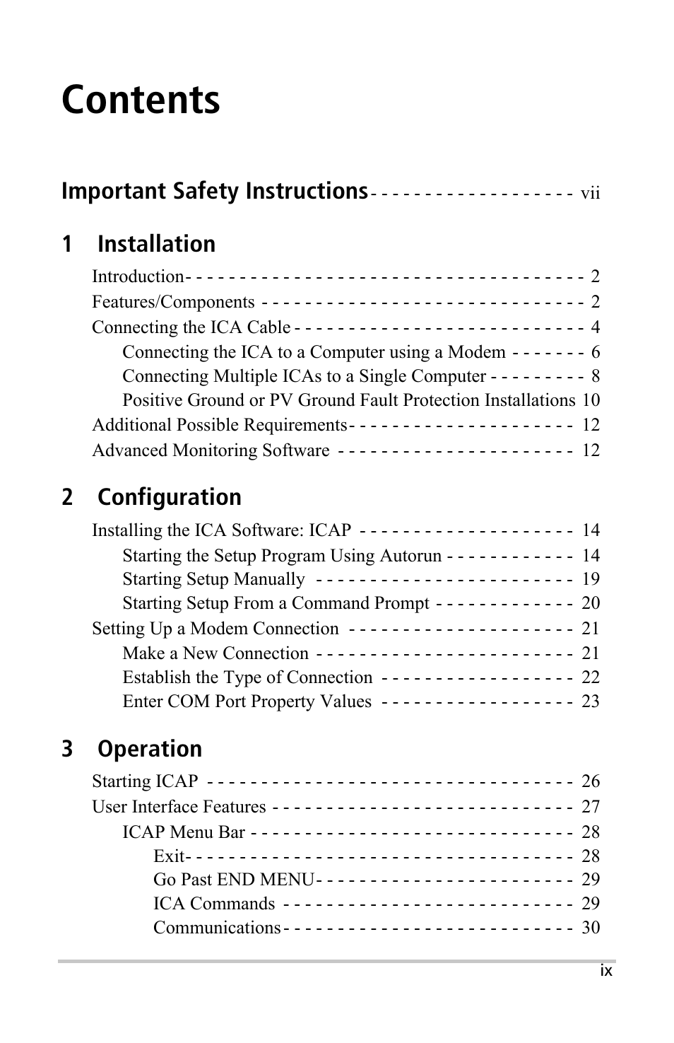 Xantrex Technology Inverter Communications Adapter User Manual | Page 11 / 70