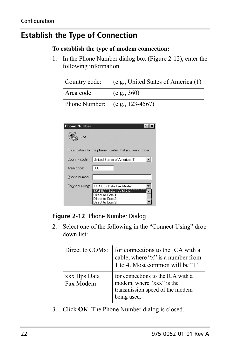 Establish the type of connection | Xantrex Technology Inverter Communications Adapter User Manual | Page 38 / 70