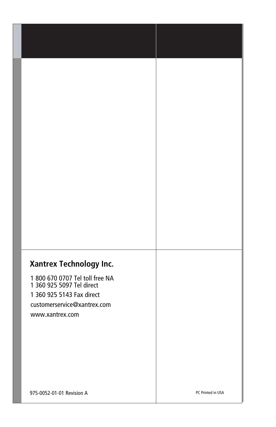 Xantrex technology inc | Xantrex Technology Inverter Communications Adapter User Manual | Page 70 / 70