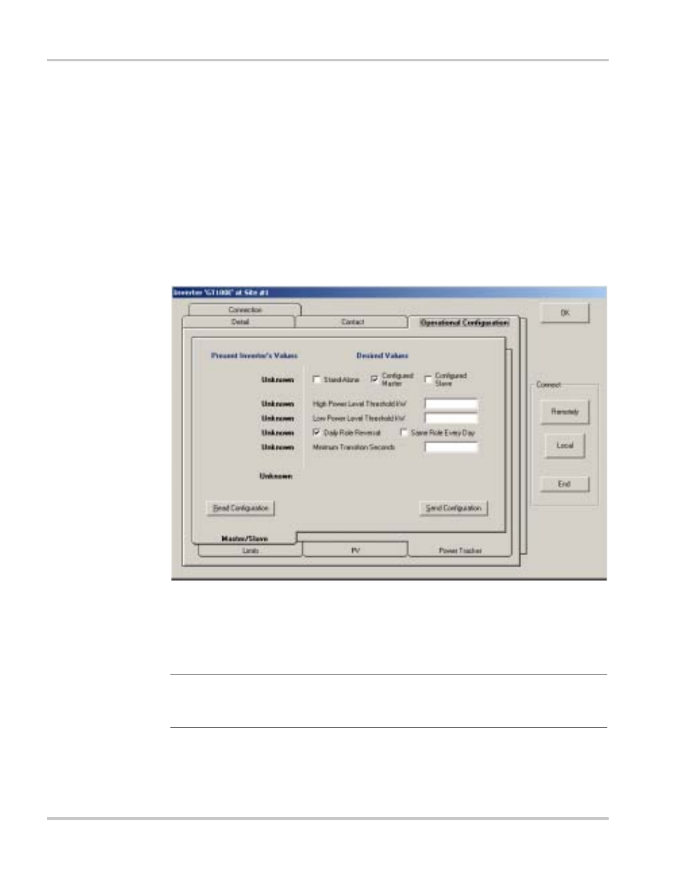 Master/slave configuration | Xantrex Technology GT100E User Manual | Page 32 / 40
