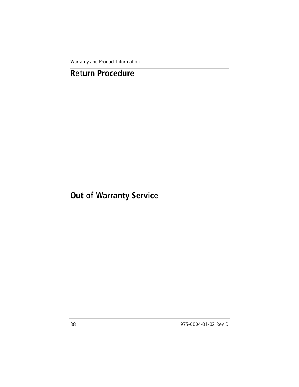 Return procedure, Out of warranty service | Xantrex Technology C40 User Manual | Page 108 / 114