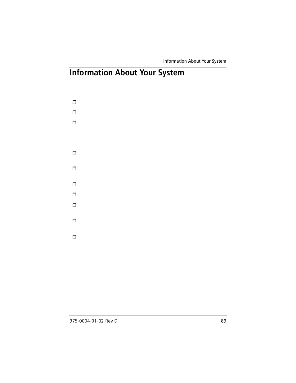 Information about your system | Xantrex Technology C40 User Manual | Page 109 / 114