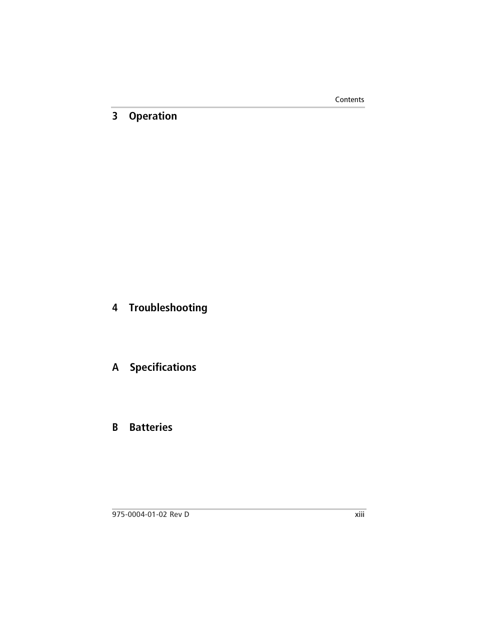 3operation, 4troubleshooting, Aspecifications | Bbatteries | Xantrex Technology C40 User Manual | Page 15 / 114