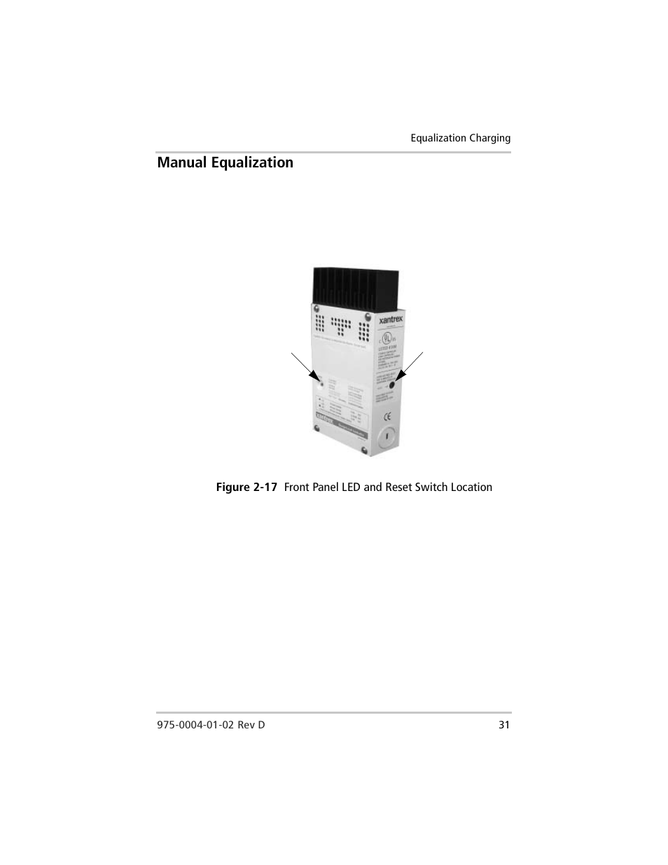 Manual equalization | Xantrex Technology C40 User Manual | Page 51 / 114