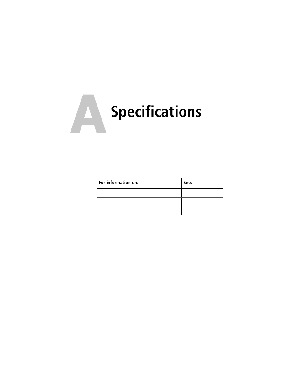 Specifications | Xantrex Technology C40 User Manual | Page 89 / 114