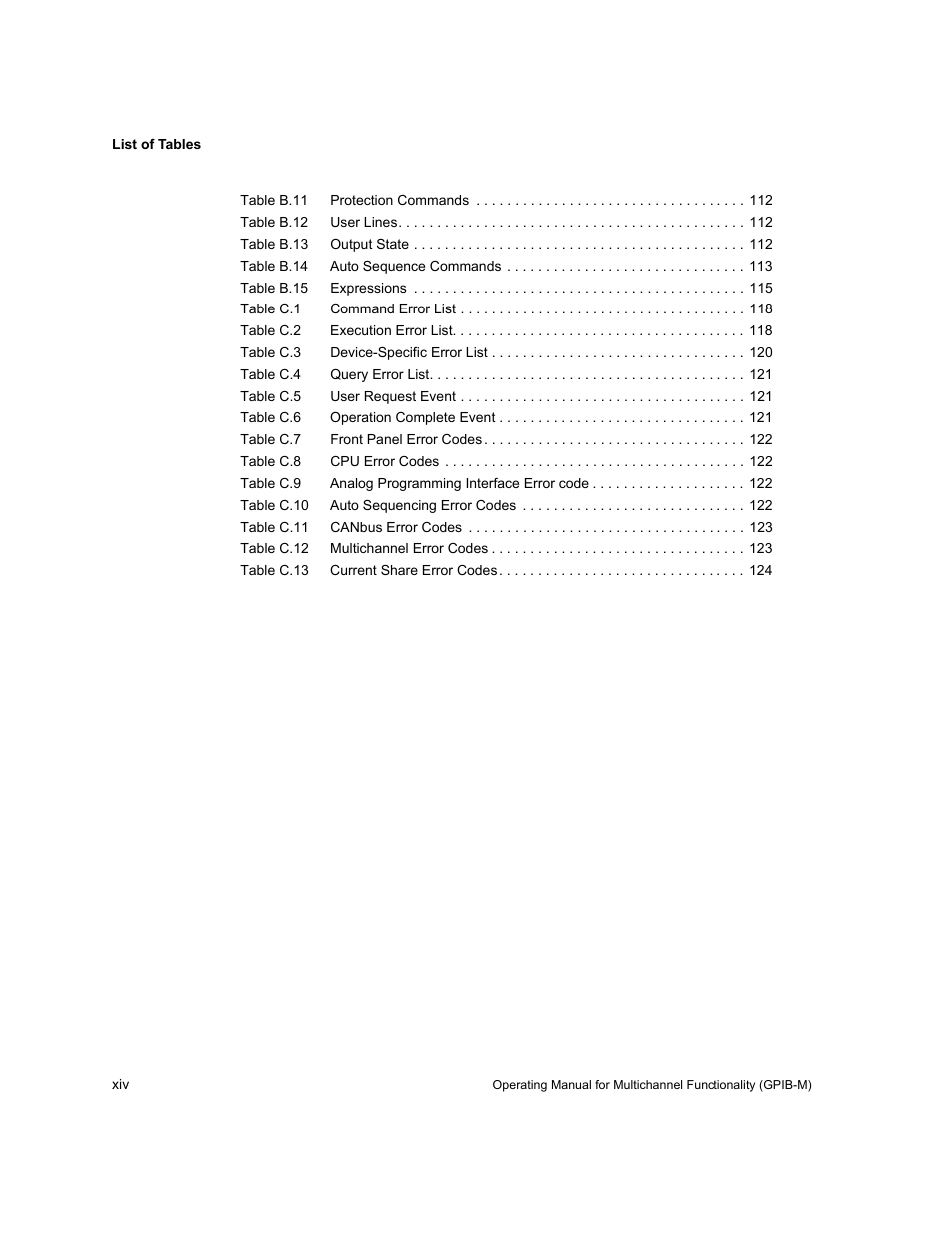 Xantrex Technology GPIB-M-XT User Manual | Page 16 / 134