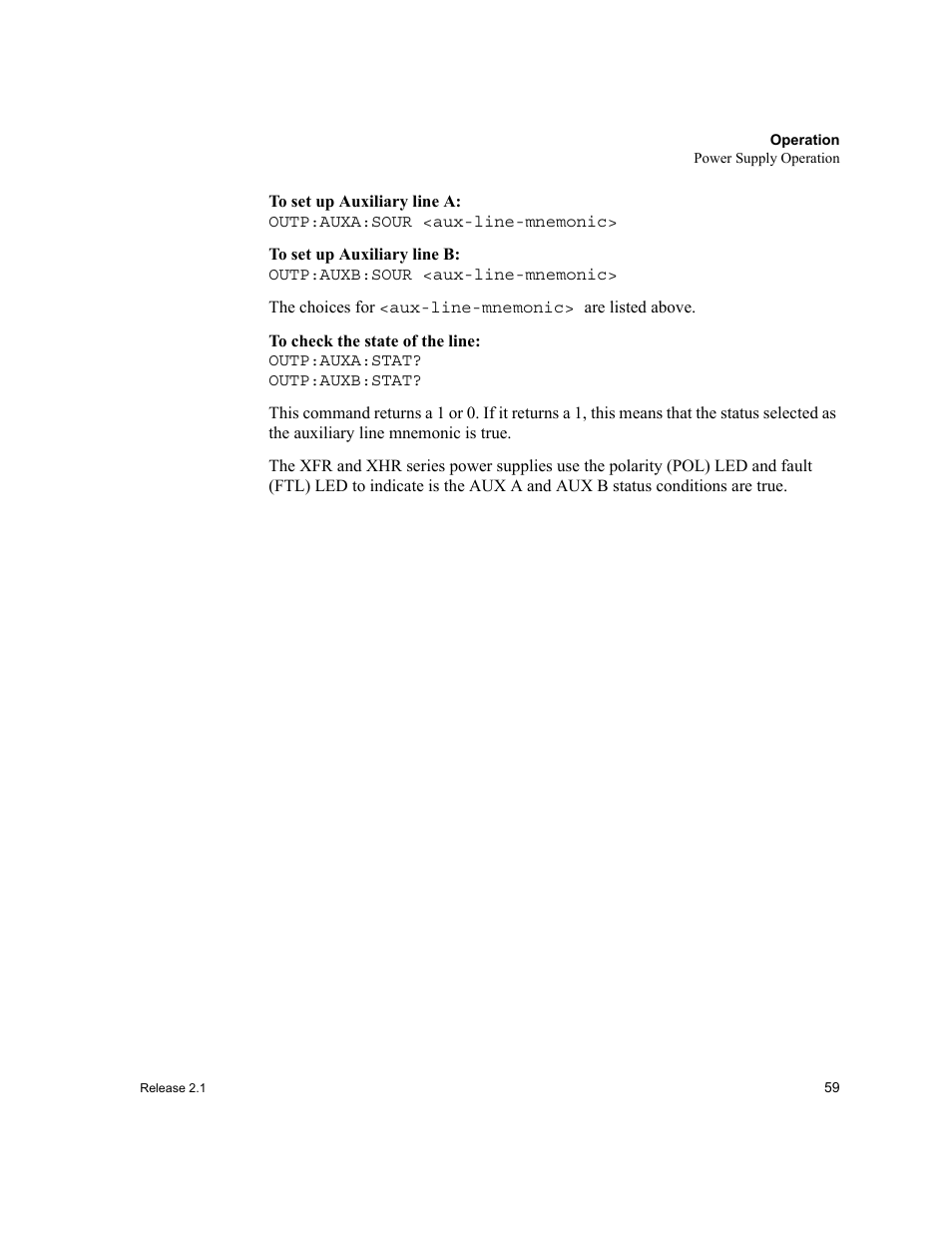 Xantrex Technology GPIB-M-XT User Manual | Page 61 / 134