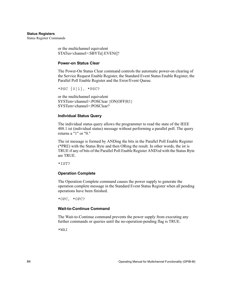 Xantrex Technology GPIB-M-XT User Manual | Page 86 / 134