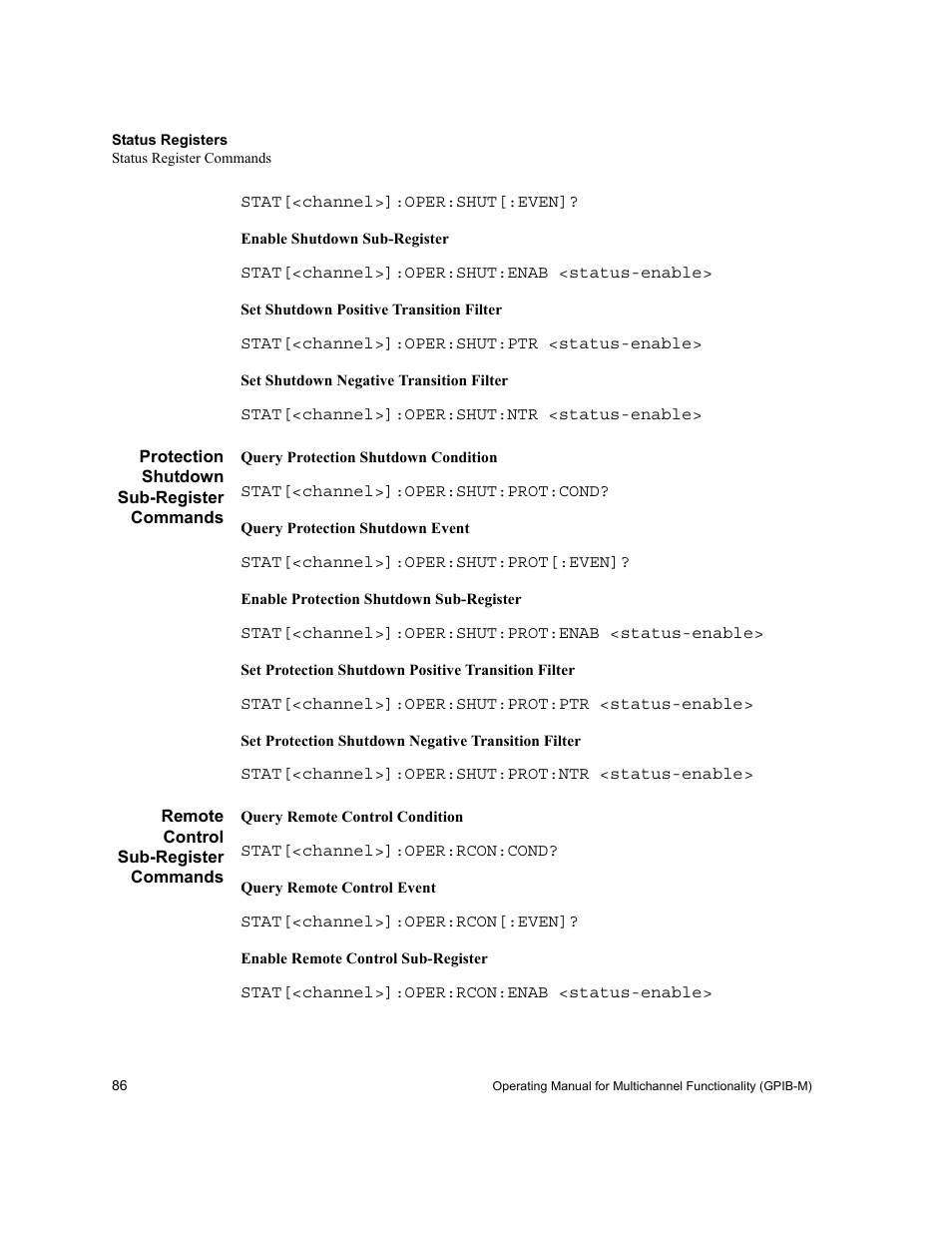 Xantrex Technology GPIB-M-XT User Manual | Page 88 / 134