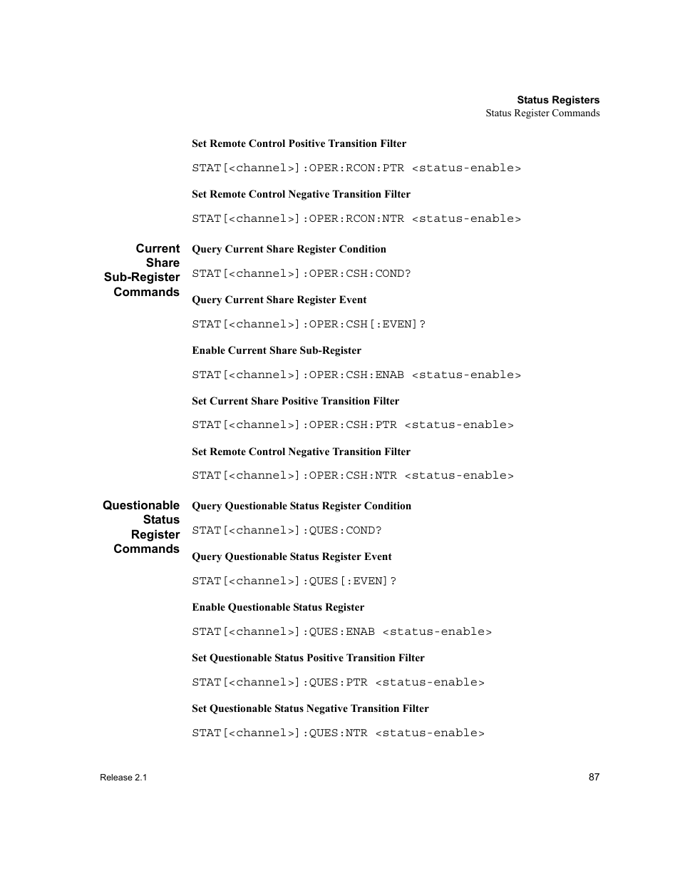 Xantrex Technology GPIB-M-XT User Manual | Page 89 / 134