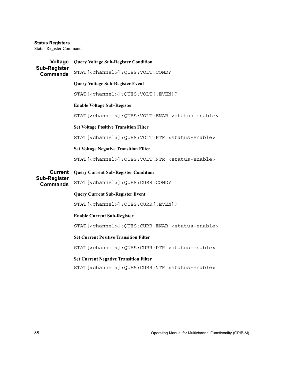 Xantrex Technology GPIB-M-XT User Manual | Page 90 / 134