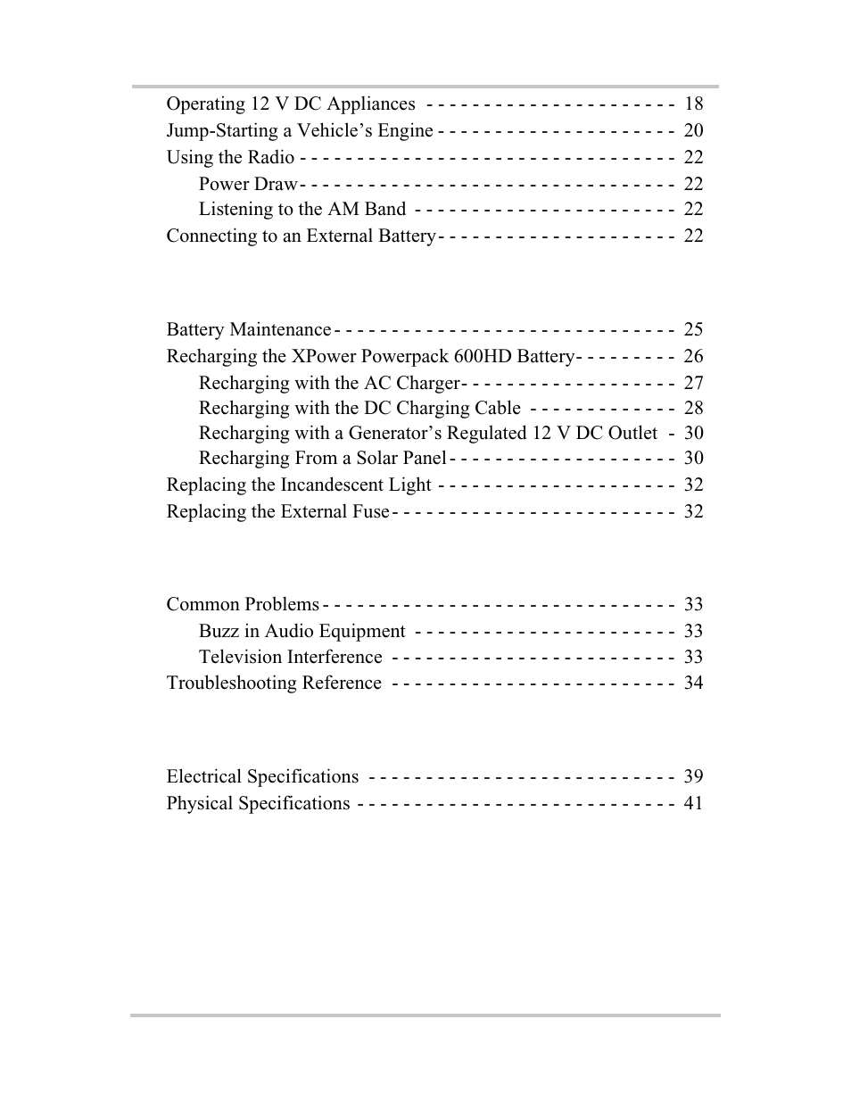 4maintenance, 5troubleshooting, Aspecifications | Xantrex Technology 600HD User Manual | Page 13 / 64