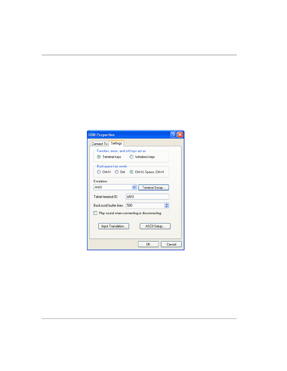 Figure 5-16 usb settings –18 | Xantrex Technology XTR 850 Watt User Manual | Page 140 / 274