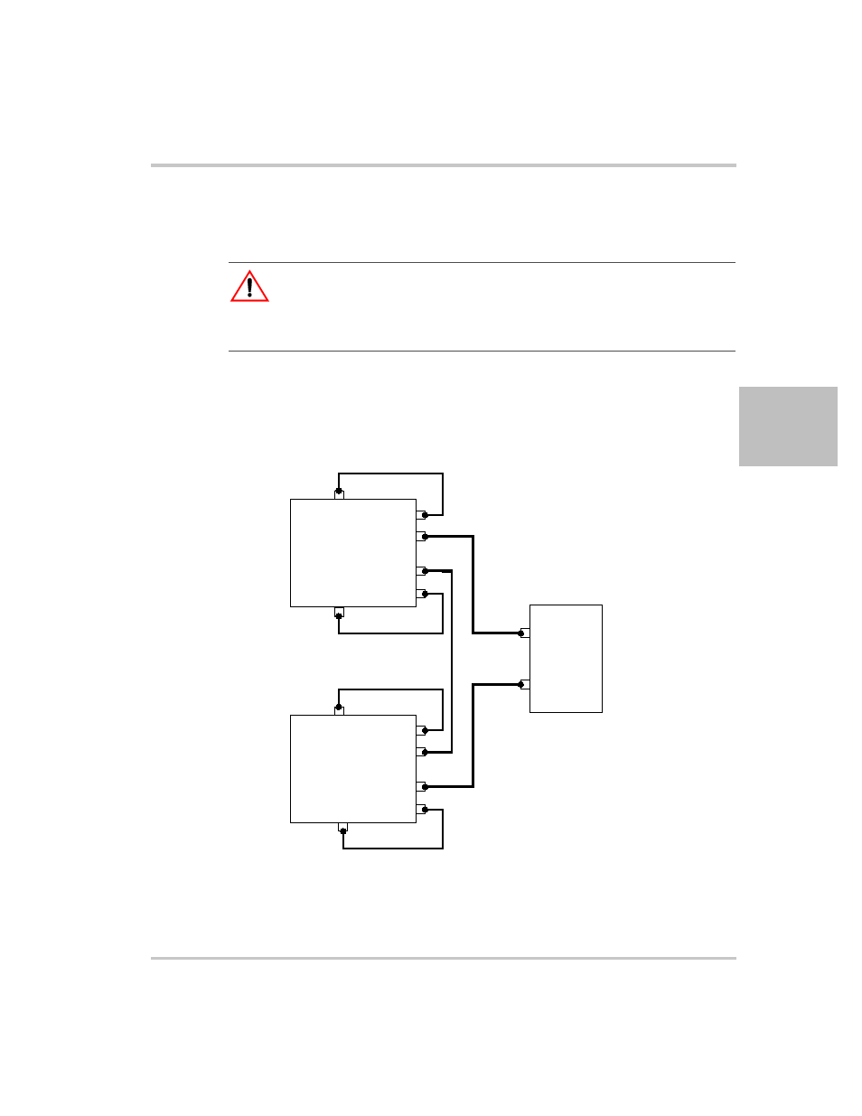 Configuring multiple supplies for series operation, Connecting to the load in local sensing mode, Figure 3-5 | Series operation –39, Caution | Xantrex Technology XTR 850 Watt User Manual | Page 87 / 274