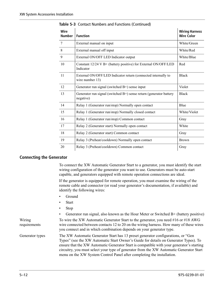 Xantrex Technology XW POWER SYSTEM XW4024-120/240-60 User Manual | Page 104 / 136