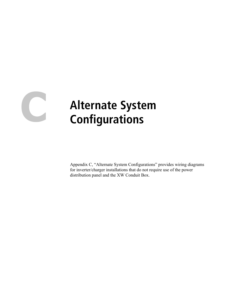 Xantrex Technology XW POWER SYSTEM XW4024-120/240-60 User Manual | Page 125 / 136