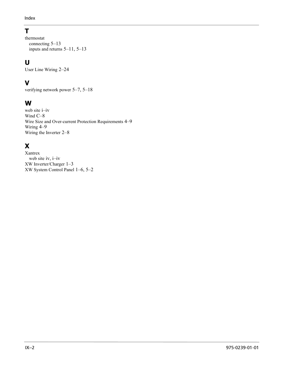 Xantrex Technology XW POWER SYSTEM XW4024-120/240-60 User Manual | Page 134 / 136